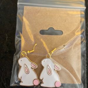 White Rabbit earrings